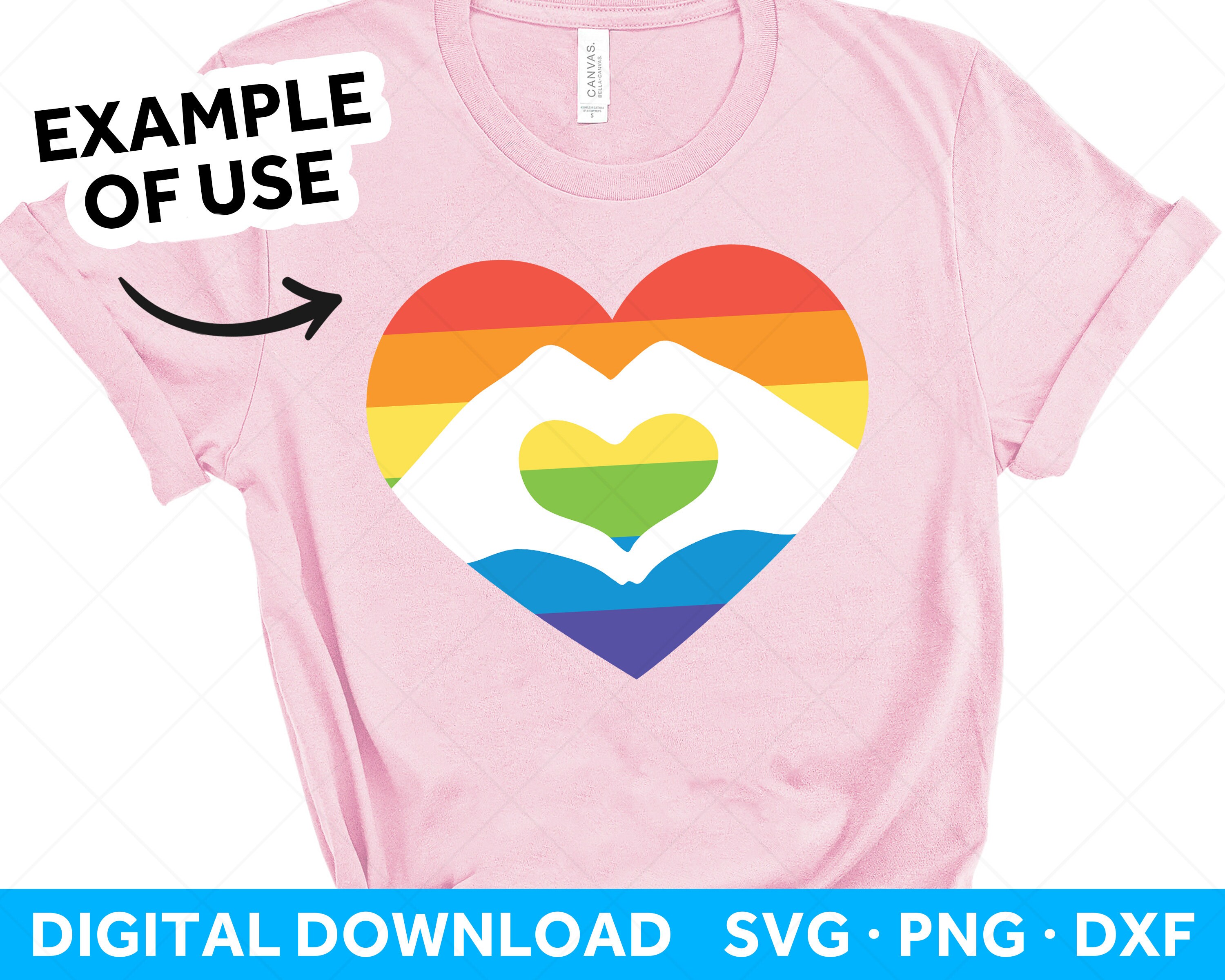 Gay Pride SVG, LGBTQ SVG, Rainbow Svg File, Instant Digital Download ...