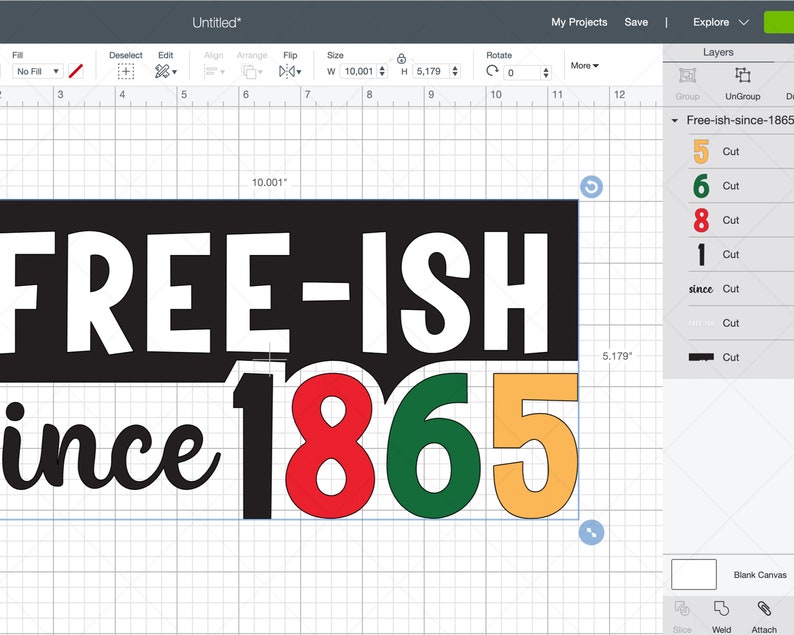Download Free ish Since 1865 SVG file for Cricut Juneteenth SVG ...