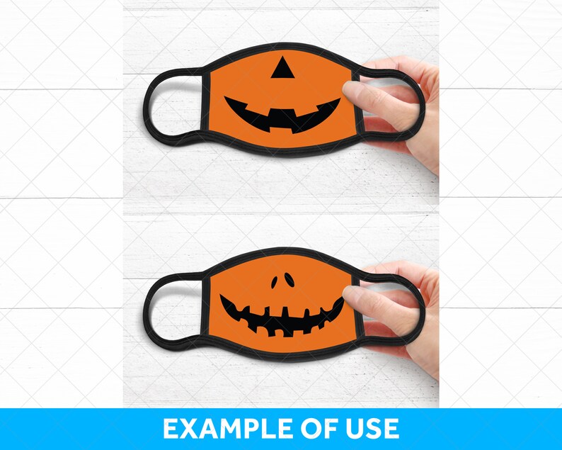 Download Halloween Face Mask SVG files for Cricut Halloween SVG | Etsy