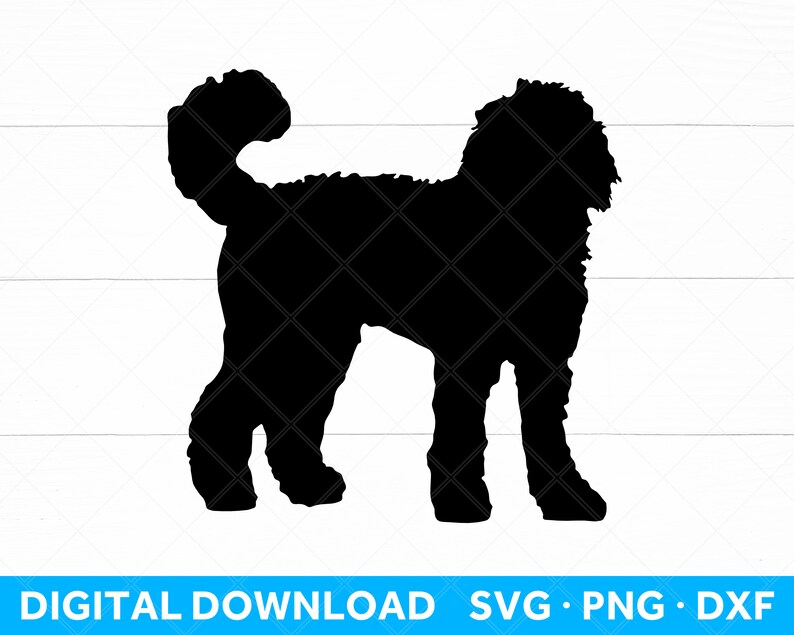 Labradoodle SVG DXF PNG Silhouette Golden Doodle Svg Cutting - Etsy Sweden