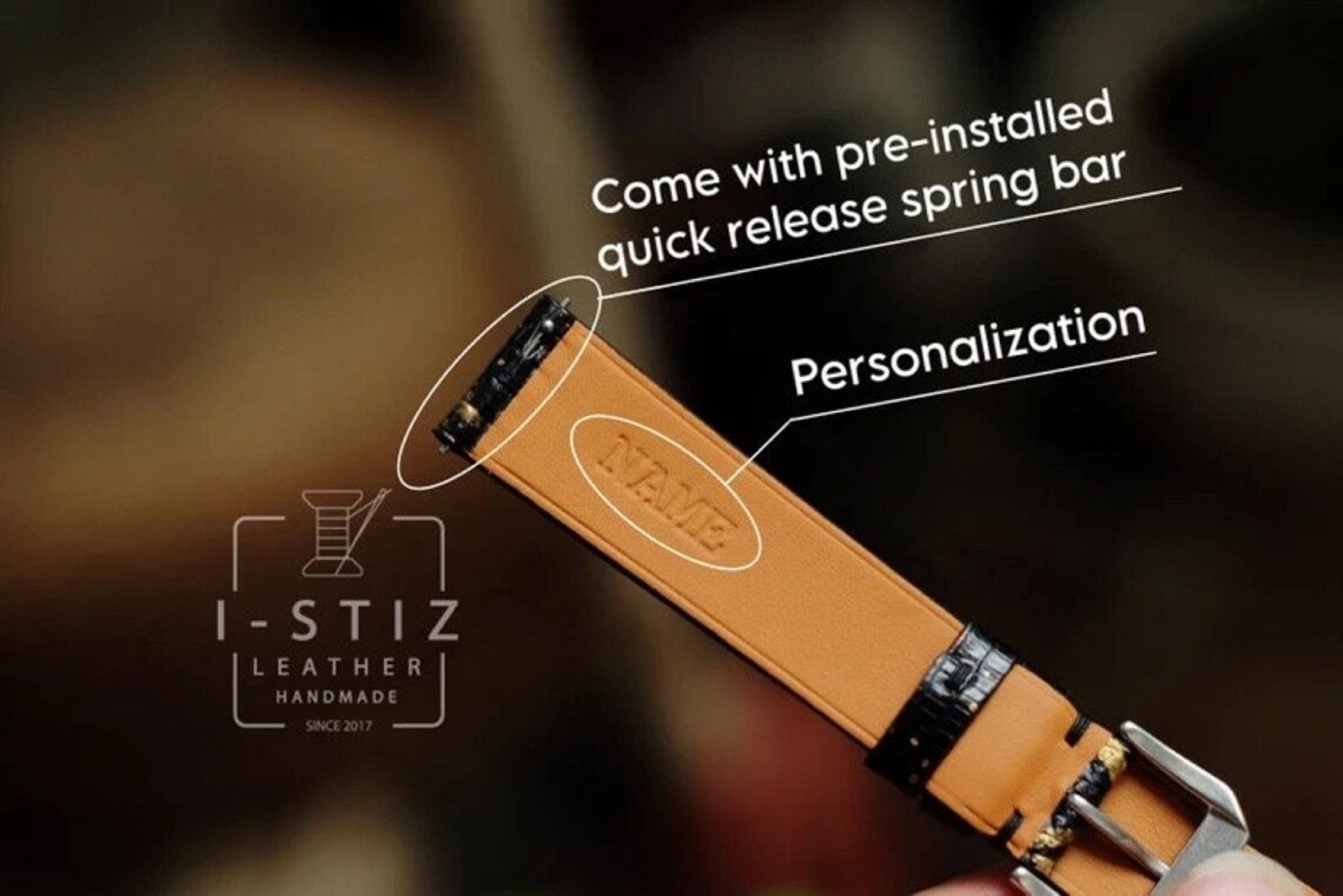 ティファニー アリゲーター レザー 時計ベルト 日本製アリゲーター