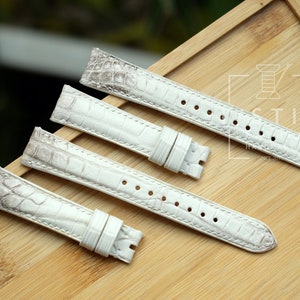 Alligator Himalaya strap,leather watch band handmade,personalized, all size,14mm 16mm 18mm 20mm 22mm 24mm
