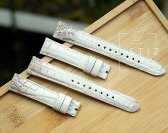 Alligator Himalaya strap,leather watch band handmade,personalized, all size,14mm 16mm 18mm 20mm 22mm 24mm