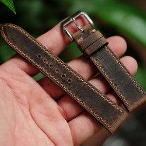 Calf leather watch band handmade,personalized, all size,12mm 14mm 16mm 18mm 20mm 22mm 24mm