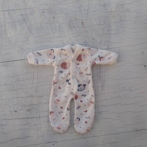 4"/5"/6"/7"/8"/9"/10" jumpsuit- slipper for doll/ Clothes for baby doll/ Baby monky slipper clothing