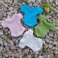 onesie for 4"/5"/6"/7"/8"/9/10" doll/ Bodysuit for doll/Micro preemie clothes/ Size of clothes is full length of the doll