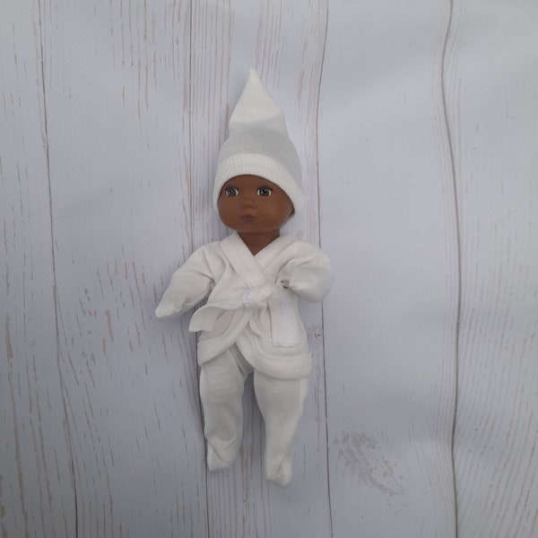 6"/7"/8"/9"/10" set for doll/ White set for newborn silicone baby/ pullover pants hat for doll