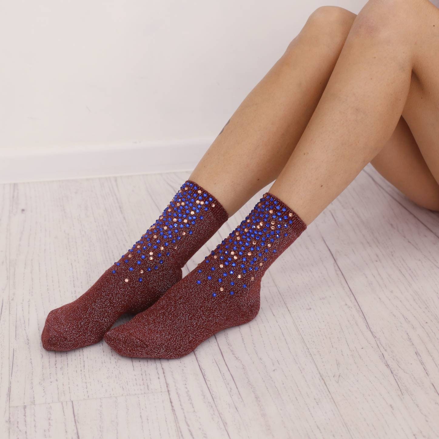 Wine glitter socks Rhinestone socks Bright socks Embellished Etsy