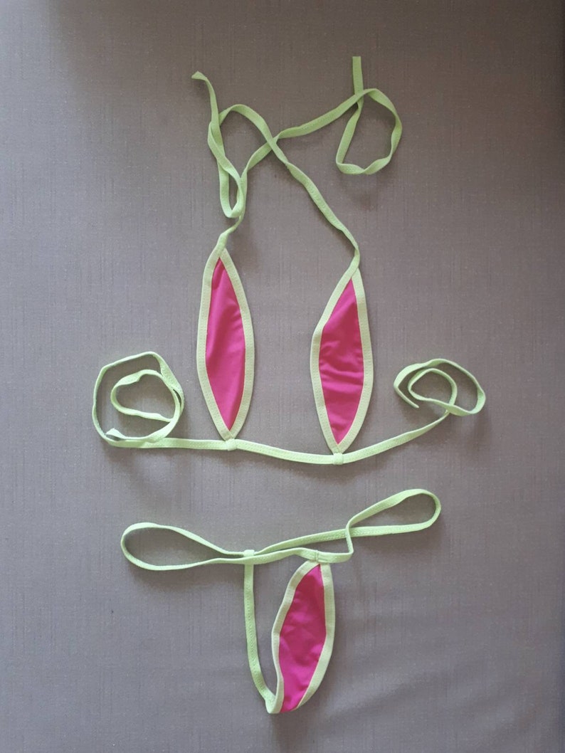 Extreme teardrop micro bikiniset Sexy open thong bikini Etsy