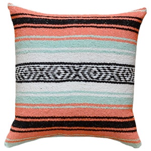 Mexican Blanket Pillow Cover