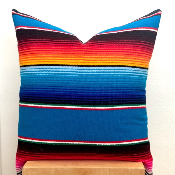 Housse d’oreiller mexicaine Serape