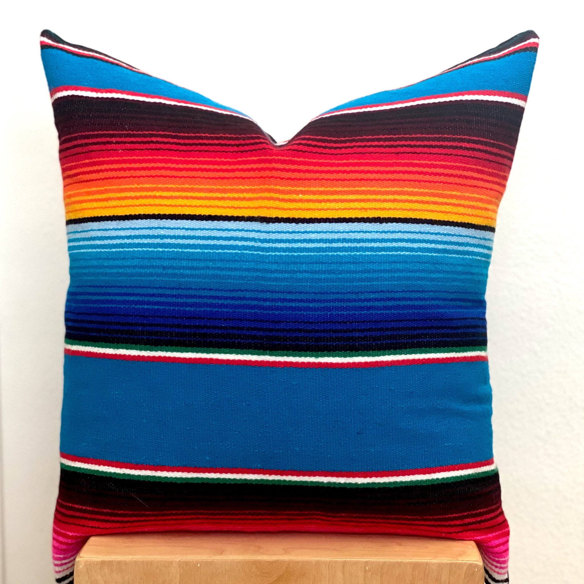 Mexican Serape Pillow Cover Etsy