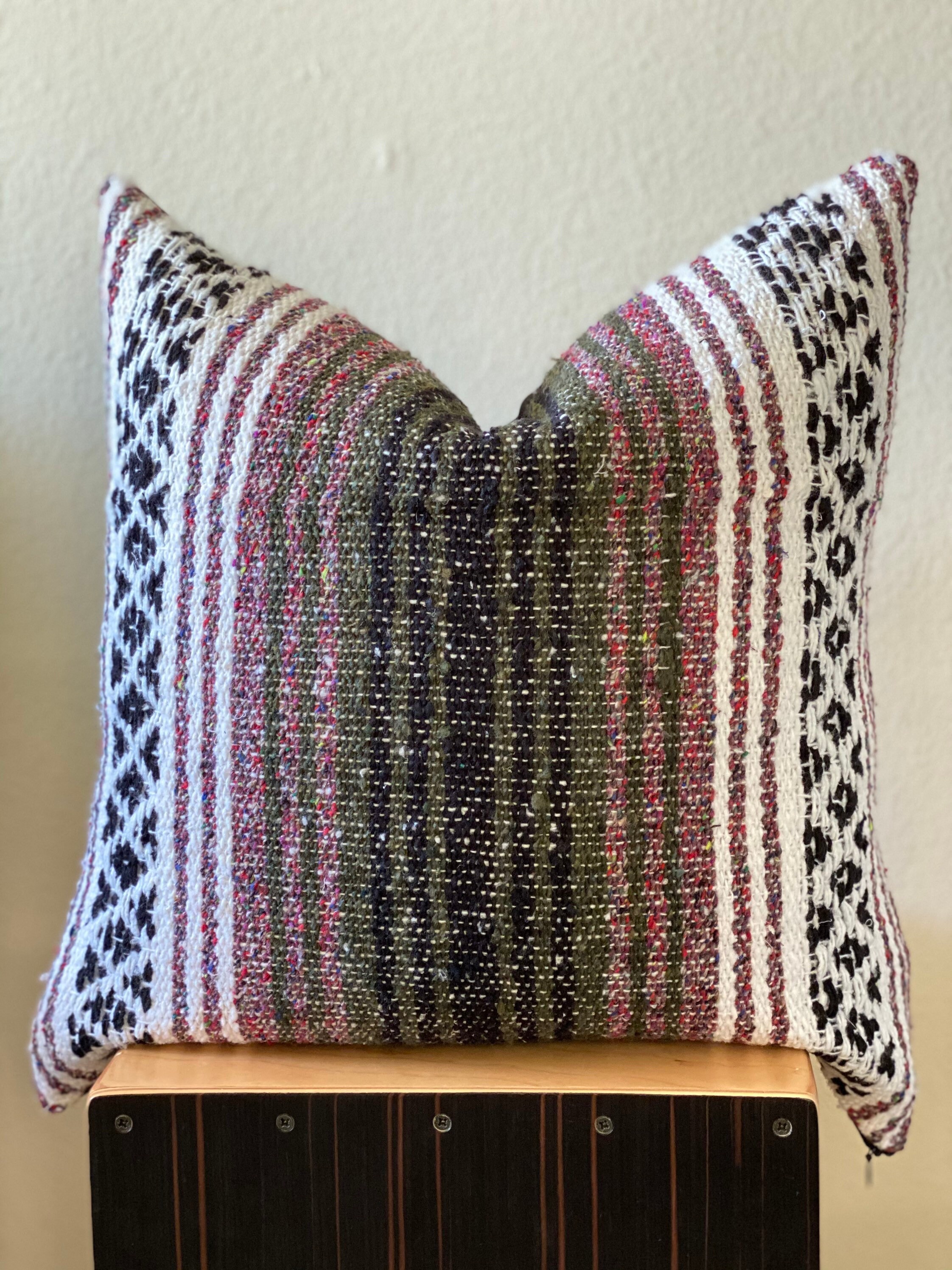 mexican blanket throw pillows