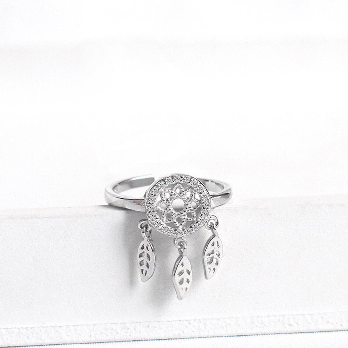 Dreamcatcher Ring 925 Sterling Silver Dream Catcher Jewelry Etsy