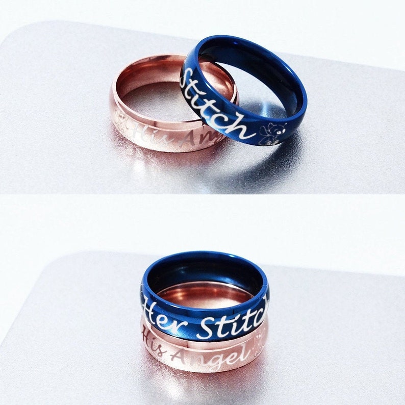 Ohana Ring Family Ring Lilo and Stitch Stitch & Angel Etsy