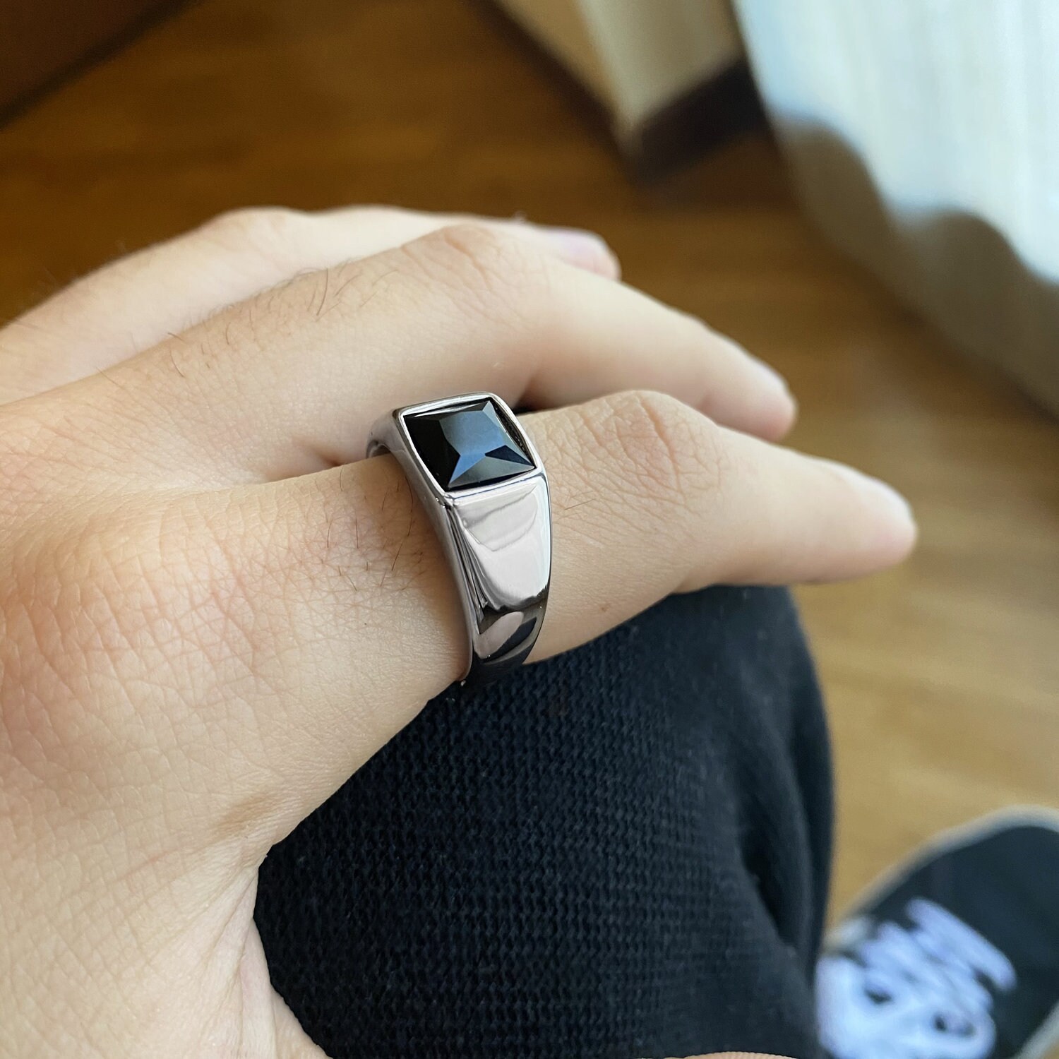 School teacher Breathing magnet Replica Lucifer Morningstar Ring Black Faceted Gemstone Ring - Etsy Italia School teacher Breathing magnet Replica Lucifer Morningstar Ring Black Faceted Gemstone Ring - Etsy Italia