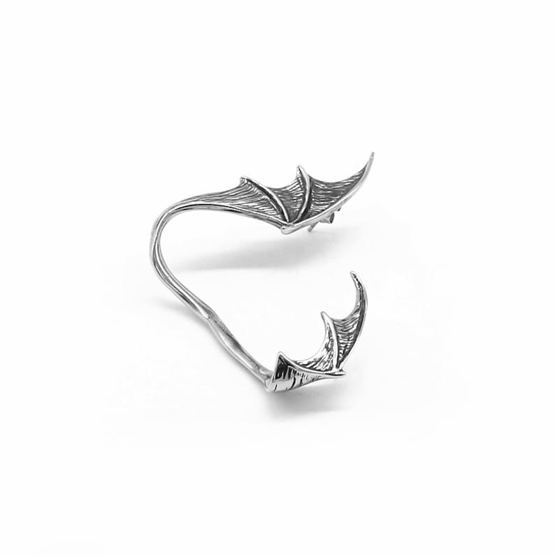 Single Dragon Ear Cuff Dragon Wing Cuff Earring Dragon Cuff Etsy