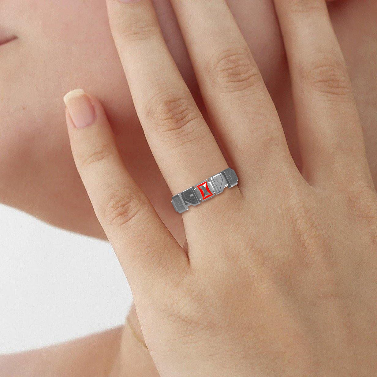 Black Widow Ring Natasha Romanoff Belt Black Widow Marvel Etsy