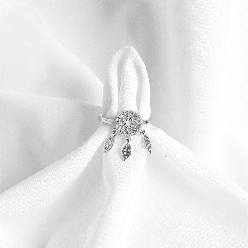 Dreamcatcher Ring 925 Sterling Silver Dream Catcher Jewelry Etsy