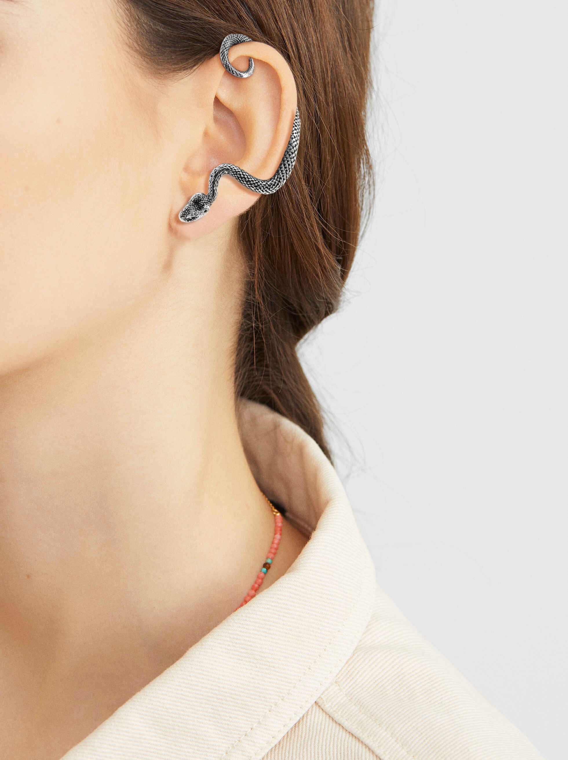 Single Snake ear Cuff Serpent Ear Cuff Snake Cuff Earring Etsy