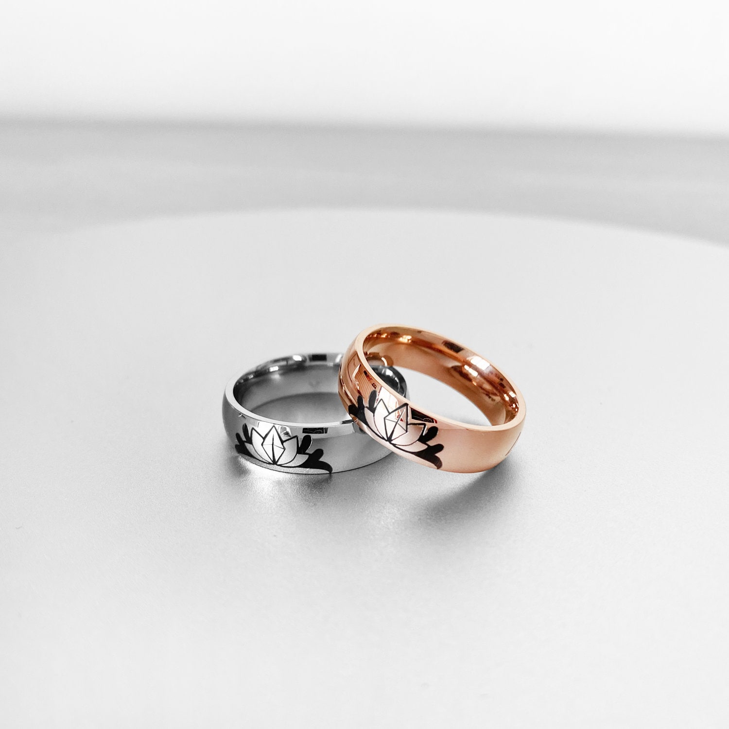 Lumity Couple Rings Luz and Amity Ring The Owl House Ring Etsy