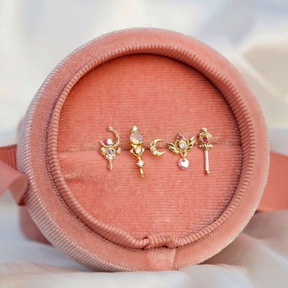 Sailor Moon Stud Oorbellen Sterling Zilver Sailor Moon Heart