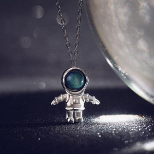 Astronaut Space Cadet Cosmonaut Pendant Necklace ⋆ It's Just So You