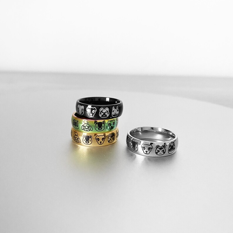 Animal Crossing Ring Leaf Animal Crossing Raymond New Etsy