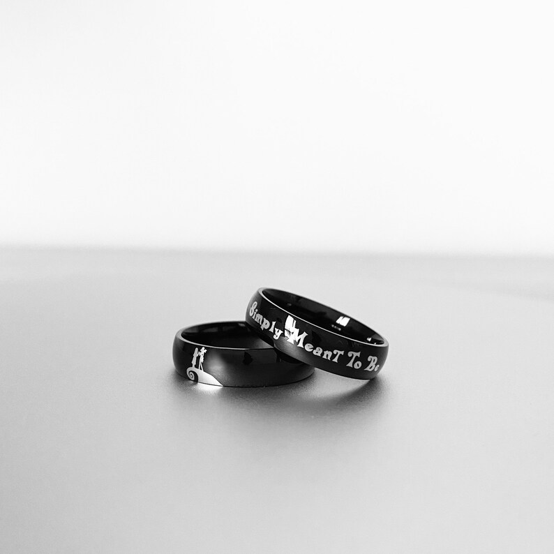 Simply Meant to Be Ring Couple Ring Engagement Ring Wedding Etsy