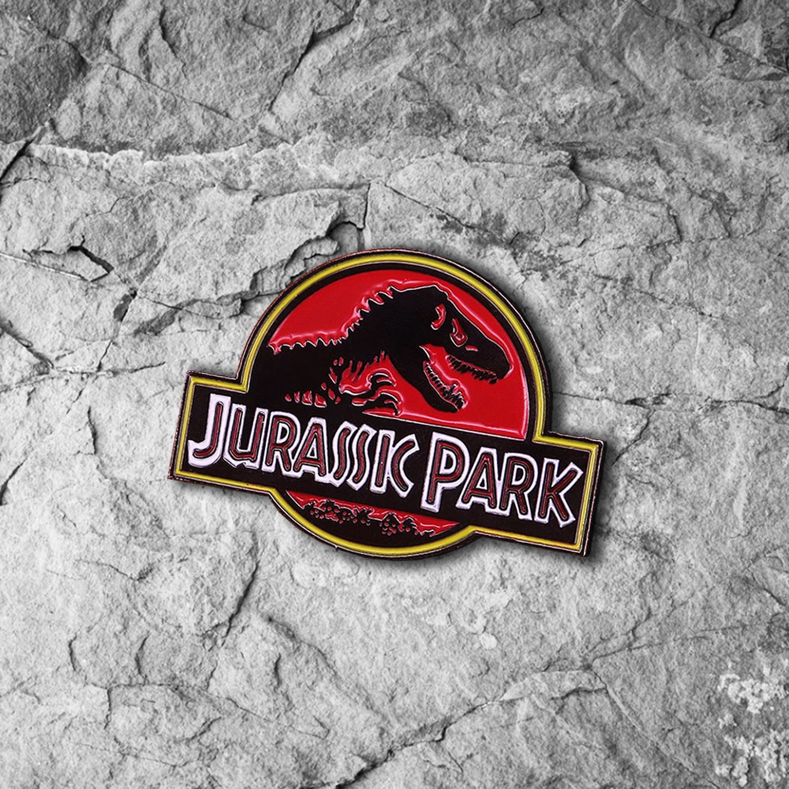 Jurassic Park Enamel Pin Jurassic Park Badge Dr Ian Malcolm Etsy
