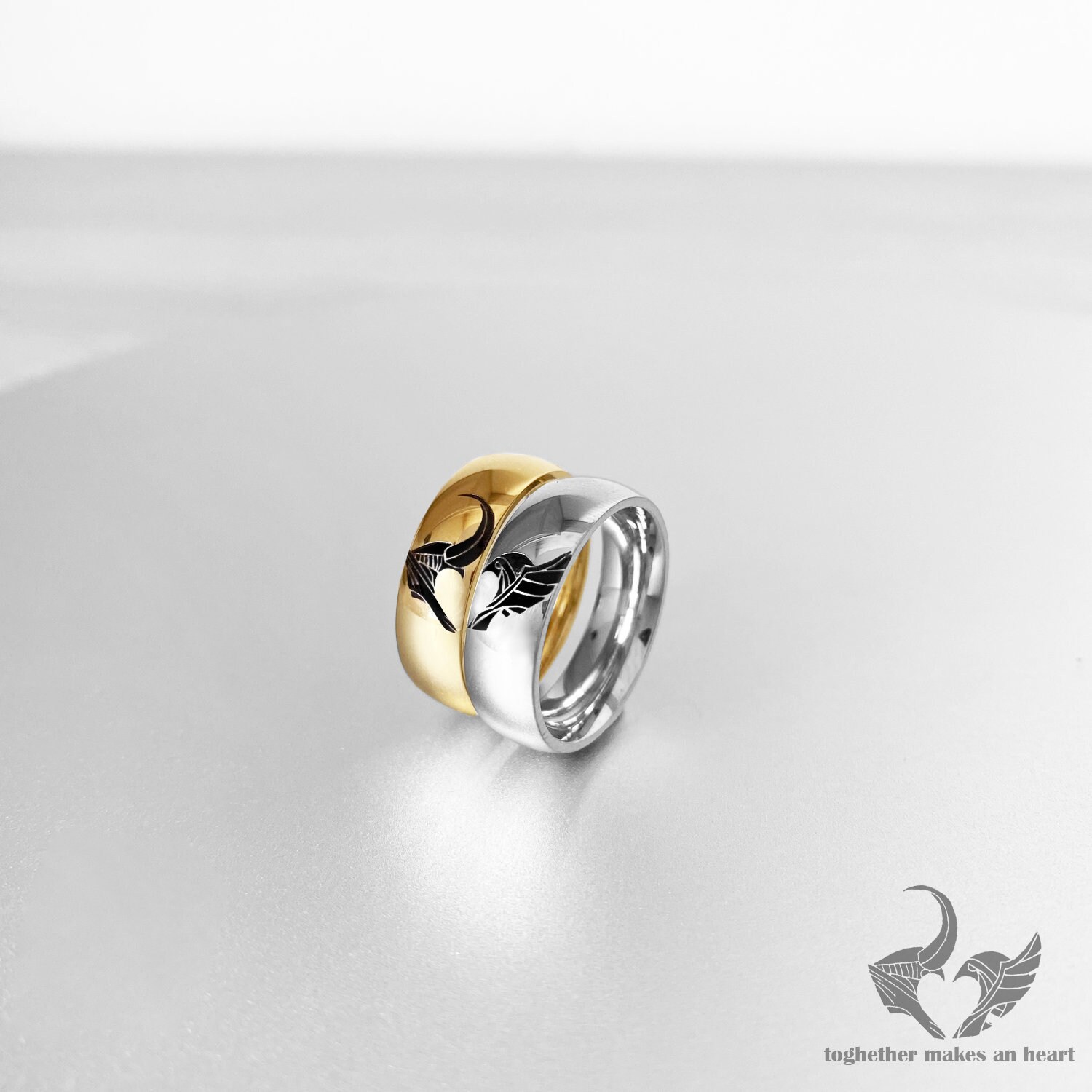 THORKI Ring Thor Loki Couple Ring Loki Helmet Ring Thor THORKI Ring Thor Loki Couple Ring Loki Helmet Ring Thor