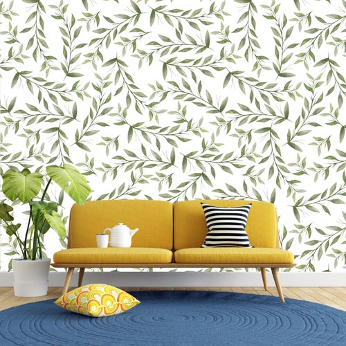Mint Green Geometric Wallpaper Self Adhesive Mint Peel and Etsy