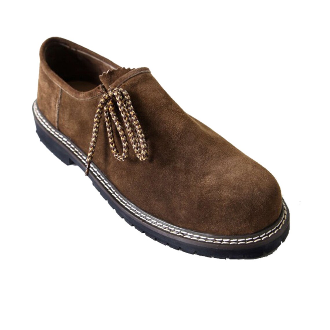 German Traditional Men Shoes Dark Brown Bavarian Oktoberfest Etsy