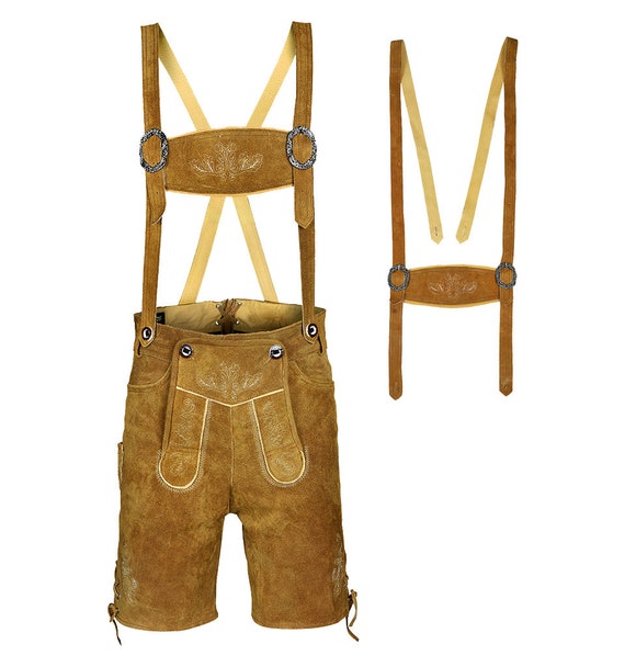 Authentic Suede Leather German Bavarian Lederhosen Oktoberfest Etsy