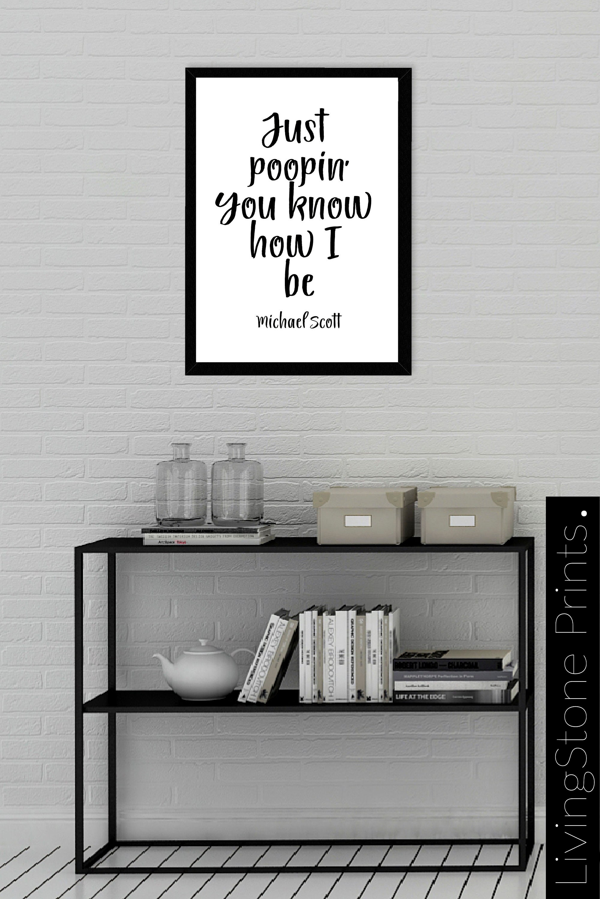 Het kantoor citaat Michael Scott citaat net Poopin� je Etsy