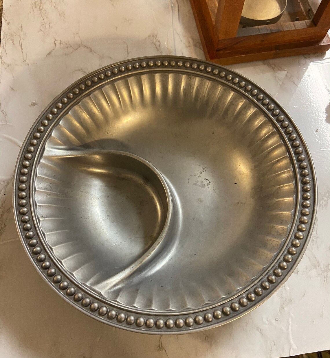 Pair of Wilton Armetale Vintage Fluted Pewter serving dishes Etsy