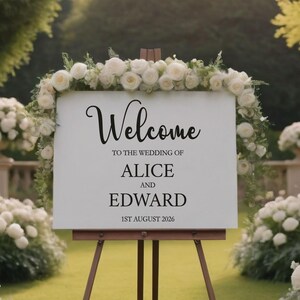 Custom A1 Wedding Sign/Custom Wedding Signage/A1 Foamex Sign/Welcome Signs/Printed Sign/Wedding Guest Sign/Wedding Reception Sign