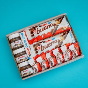 Personalised Nutella & Kinder Bueno Inspired Chocolate Gift Box/Birthday Gift/Anniversary Gift/Gift for Him|Her/Christmas Gift