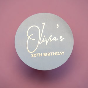 Personalisierte Geburtstagsparty Aufkleber/Geburtstagsetiketten/Geburtstags-Gastgeschenke/Geburtstags-Partydekoration/Taschenaufkleber/Gastgeschenke