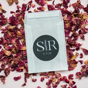 Custom Black Monogram Stickers/Initials Sticker/Black Paper Stickers/Custom Wedding Sticker/Wedding Label/Initial Wedding Logo/Envelope Seal