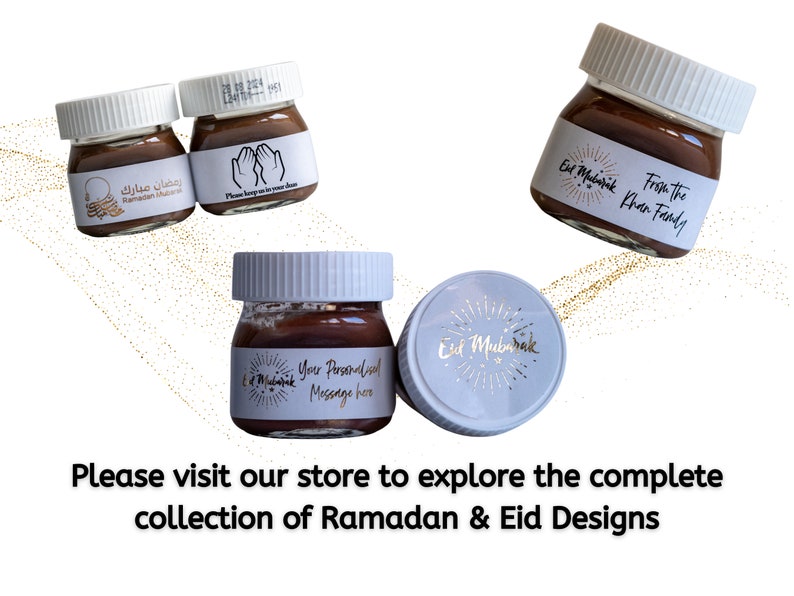 Personalised Eid Mubarak Sticker/Foil Eid Sticker/Eid Mubarak Label/Eid Gift Stickers/Eid Packaging Stickers/Eid Stickers 002 image 6