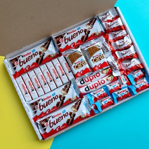 Personalised Large Kinder Bueno Letterbox Chocolate Giftbox - Birthday Gift, Anniversary Gift, Thank You Gift, Gift For Her, Christmas Gift