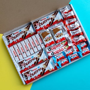 Onza Scatola regalo Kinder Bueno cioccolatini San Valentino. Torta di cuore  Kinder da regalare per San Valentino, un Compleanno. Cioccolatini