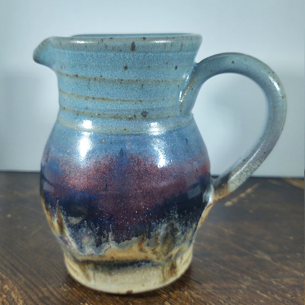 Carl Sheehan Landscape Pottery Creamer Pitcher Bozeman Montana Fire Hole Pottery