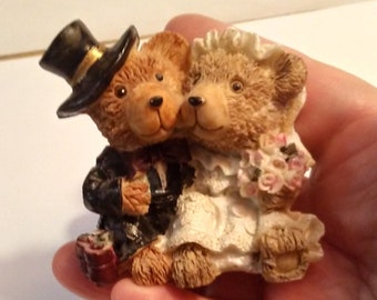 Resin Bride and Groom Bears