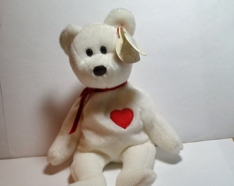 Hello I' m Valentino Bear From Ty Beanie Babies Collection