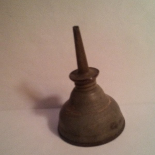 Vintage Metal Thumb Pump Oil Can.