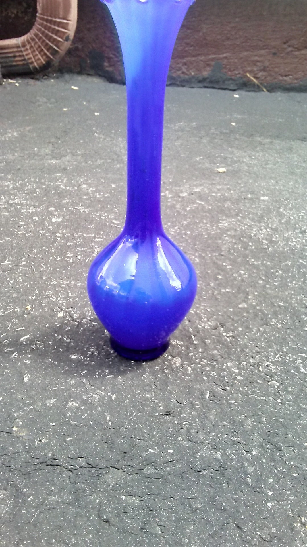 Vintage Royal Blue Bud Vase Glass. Etsy