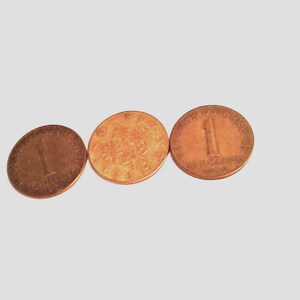 3 Vintage Republic of Osterreich Coins of Central Europe.