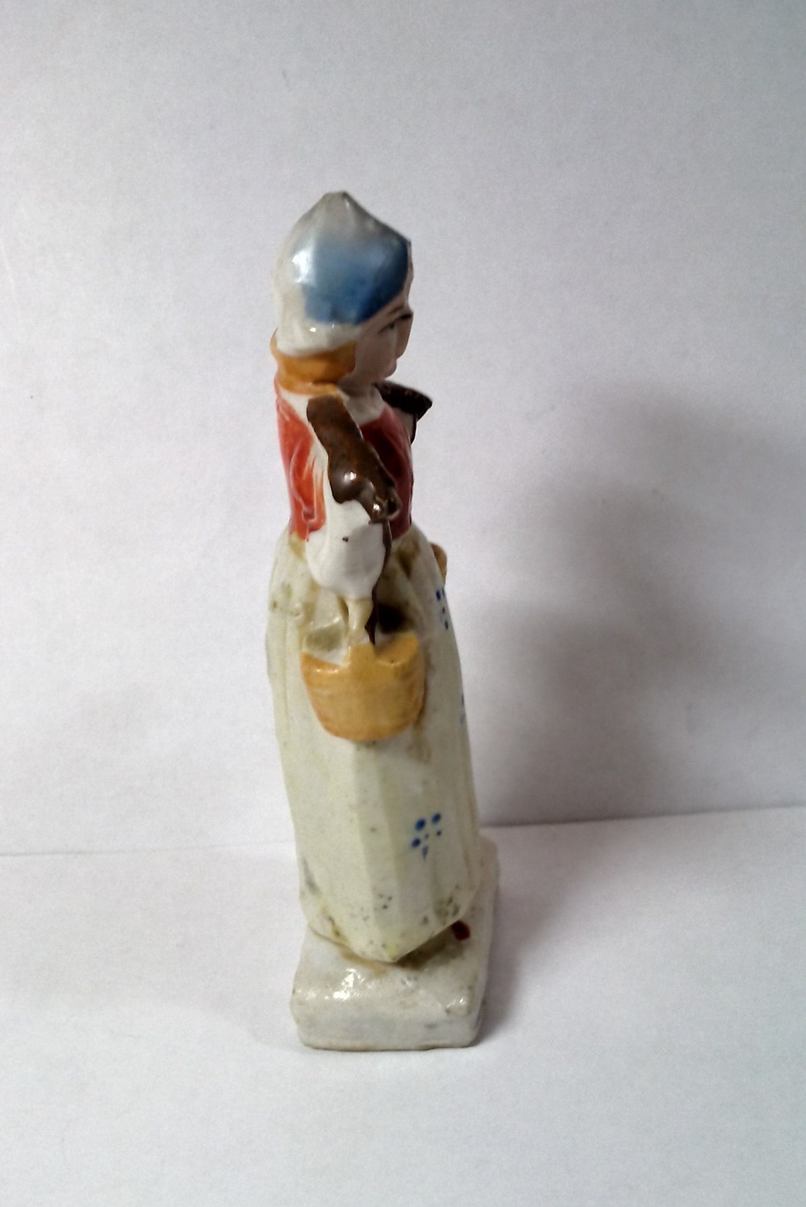 Vintage Ceramic Oriental Lady Carrying Water Buckets. Made in - Etsy UK